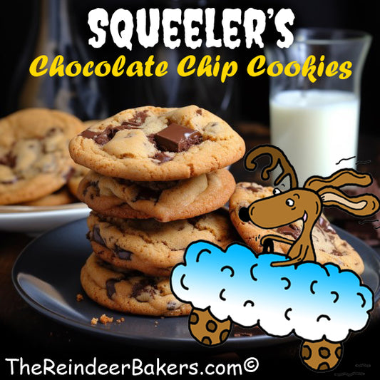"Squeeler's" Chocolate Chip Cookies Recipe by TheReindeerBakers.com©