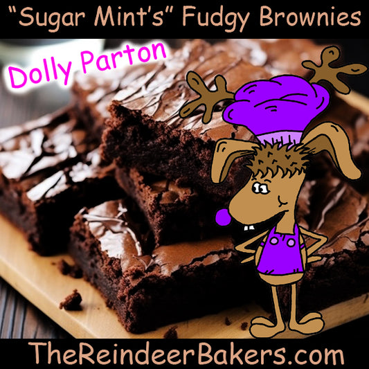 "Sugar Mint's" Fudgy Brownies Dolly Parton's Fabulously Fudgy Brownie Mix Duncan Hines by TheReindeerBakers.com